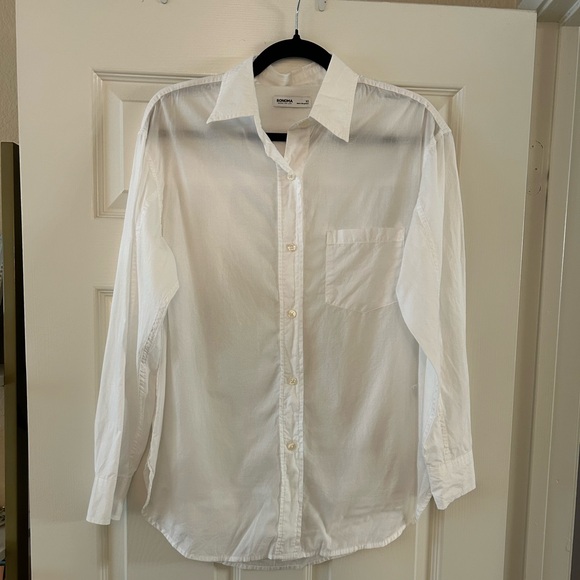 Sonoma Goods For Life Tops - Women's Sonoma Goods For Life® Oversized Boyfriend Shirt Size XS